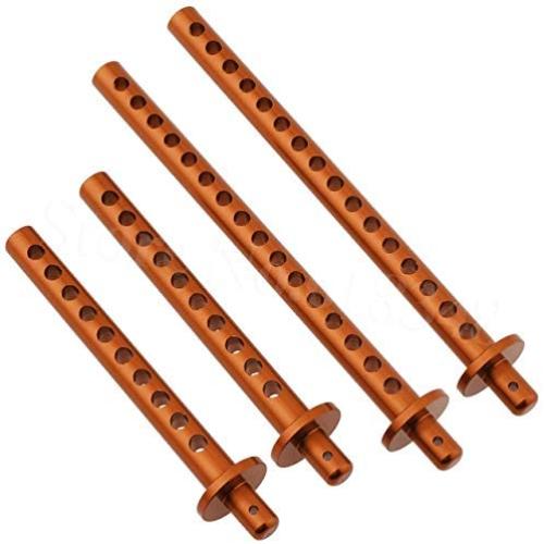 Parts & Accessories 4pcs/lot Aluminum Front & Rear Body Posts for RC Redcat Everest Gen7 Sport/Pro Replacement of 138005 Hop Ups Upgrade Part - (Color: Orange)