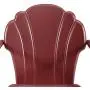 Crosley Tulip 2 Piece Chair Set Dark Red Satin Crosley Tulip 2 Piece Chair Set Dark Red Satin
