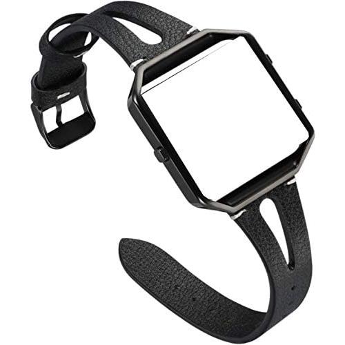 Areziir Slim Leather Bands Compatible with Blaze Smart Watch, Genuine Leather Cute Replacement Band