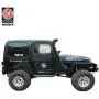 Hooke Road Wrangler TJ Steel Fender Flares Front & Rear Mud Guards Compatible with Jeep Wrangler TJ 1997-2006 - Set Hooke Road Wrangler TJ Steel Fender Flares Front & Rear Mud Guards Compatible with Jeep Wrangler TJ 1997-2006 - Set