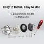 Twist to Lock deadbolt lock keyless,Twin-Lock keyed alike with 10keys,Lathe Finish after 304 Stainless Steel Casting Front Door Lock, Single Cylinder Deadbolt and Door Knob with Keyless Locking Design
