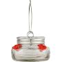Natures Way Bird Products MJF1 Natures Way Mason Jar Hummingbird Dish Feeder, Clear