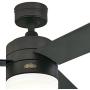 Westinghouse Lighting 7205900 Alta Vista 52-Inch Matte Black, Dimmable LED Light Kit with Opal Frosted Glass, Remote Control Included Indoor Ceiling Fan