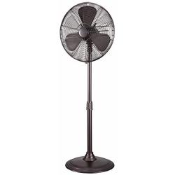 Hunter 90439 16” RETRO Stand Fan with Onyx Copper Finish