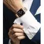 T-ENGINE Metal Band Compatible with Apple Watch SE Series 6 5 4 3 2/1, Upgraded Ultra Thin Band for 38mm 40mm Rose Gold