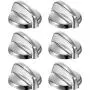 WB03T10284 Knobs Burner Control Knobs Compatible with General Electric GE Range/ Stove/ Oven Knob Replace for AP4346312 PS2321076 (6 Pack)