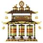 Microworld Tibet Prayer Wheel 3D Metal Puzzle Jigsaw Laser Cut Brain Teaser DIY Model Building Kits Toys J051