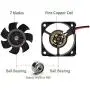 ANVISION 2-Pack DC 24V 40mm x 10mm Brushless Cooling Fan, Dual Ball Bearing, YDM4010B24