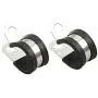 Solarson 20 Pack 3/4 Inch Stainless Steel Cable Clamp,3/4 rubber clamp,Rubber Cushioned Insulated Clamp, Metal Clamp, Tube Clamp,rubber hose clamp Solarson 20 Pack 3/4 Inch Stainless Steel Cable Clamp,3/4 rubber clamp,Rubber Cushioned Insulated Clamp, Metal Clamp, Tube Clamp,rubber hose clamp