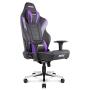 AKRacing Masters Series Max Gaming Chair with Wide Flat Seat, 400 Lbs Weight Limit, Rocker and Seat Height Adjustment Mechanisms - Indigo