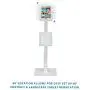 Mount-It! Anti-Theft iPad Floor Stand | Contact-Less iPad Floor Kiosk | Adjustable Locking iPad Floor Mount with Document Tray for iPad 9.7 (MI-3770W) Mount-It! Anti-Theft iPad Floor Stand | Contact-Less iPad Floor Kiosk | Adjustable Locking iPad Floor Mount with Document Tray for iPad 9.7 (MI-3770W)
