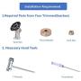 Codirom Metal Trimmer Head Universal String Trimmer Head Brush Cutter Head Replacement Head for Gas Trimmer