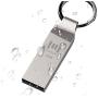 10 X 32GB Metal USB 2.0 Flash Drives Waterproof Bulk Thumb Drive Jump Drive Pen Drive Memory Stick with Keyring,Silvery(32G,10pack)