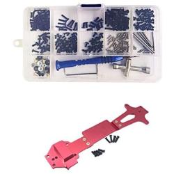 1:14 Scale RC Car Metal Screws & Nuts and Radio Tray for WLtoys 144001 Parts