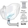 TubShroom the Revolutionary Tub Drain Protector Hair Catcher/Strainer/Snare, Gray