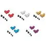 JVSISM for 144001 124019 124018 Metal Servo Mount Fixed Seat Upgrade Accessories RC Car Parts,Yellow