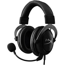 HyperX Cloud II - Gaming Headset, 7.1 Surround Sound, Memory Foam Ear Pads, Durable Aluminum Frame, Detachable Microphone, Works with PC, PS4, Xbox One - Gun Metal