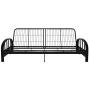 DHP Aiden Metal Futon Frame, Black
