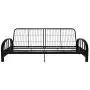 DHP Aiden Metal Futon Frame, Black DHP Aiden Metal Futon Frame, Black