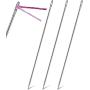 3 Pieces 12 Inch Upholstery Needle Long Straight Hand Needle Stainless Steel Hand Sewing Needle Sewing Upholstery Needle for Webbing, Sewing Edges and Stitching Through Padding, Arts Crafts Projects
