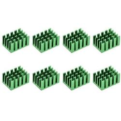 uxcell Electronic Radiators Heatsink for MOS GPU IC Chip Green 20 x 14 x 11 mm 8pcs
