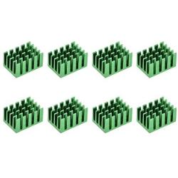 uxcell Electronic Radiators Heatsink for MOS GPU IC Chip Green 20 x 14 x 11 mm 8pcs