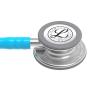 3M Littmann Classic III Monitoring Stethoscope, Turquoise Tube 27, inch, 5835