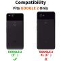 Newseego Compatible With Google Pixel 2 Case (5.0inch) with Armor Dual Layer 2 in 1 with Extreme Heavy Duty Protection and Finger Ring Holder Kickstand Fit Magnetic Car mount for Google Pixel 2-Golden