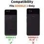 Newseego Compatible with Google Pixel 2 Case (5.0inch) with Armor Dual Layer 2 in 1 with Heavy Duty Protection and Finger Ring Holder Kickstand Fit Magnetic Car Mount for Google Pixel 2-Rose Gold