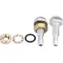 2pcs Windshield Washer Nozzle, Keenso Universal Car Auto Windshield Wiper Spray Jet Nozzle Replacement Kit(Silver)