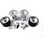 Mato Metal Sprockets Driving Wheels Idler Wheels with Bearings Rubber Tread for 1/16 2.4G American M1A2 Abrams 3918-1 RC Tank