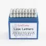 Custom Font Number and Letter Stamping Tool Case (36 Uppercase Stamps/Alphabet 0-9 & !) 1/8 inch (3mm) Letters, Numbers, Symbols - Hard Carbon Steel Tools - Stamp/Punch Metal, Jewelry, Leather, Wood