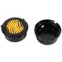 Central Pneumatic Compressor Parts, Black Metal Air Compressor Muffler, Air Compressor Silencer Filter Intake Muffler Silencer Thread 3/8'' 16MM Intake Filter Muffler