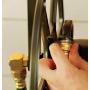 Liberty Garden 712 Single Arm Navigator Multi-Directional Garden Hose Reel, Holds 125-Feet of, 5/8-Inch, Bronze