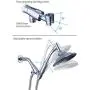 G-promise Double Height Positioning Shower Head, High Pressure Shower Heads with Handheld Spray, Adjustable Metal Bracket Holder,Extra Long Stainless-Steel Flexible Hose (Chrome) G-promise Double Height Positioning Shower Head, High Pressure Shower Heads with Handheld Spray, Adjustable Metal Bracket Holder,Extra Long Stainless-Steel Flexible Hose (Chrome)