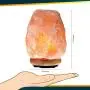 Himalayan Glow Natural Pink Salt Lamp, Crystal Salt Lamp Night Light with (ETL Certified) Brightness Control Dimmer Switch, Wooden Base & Salt Lamps Bulb | 6-8 LBS