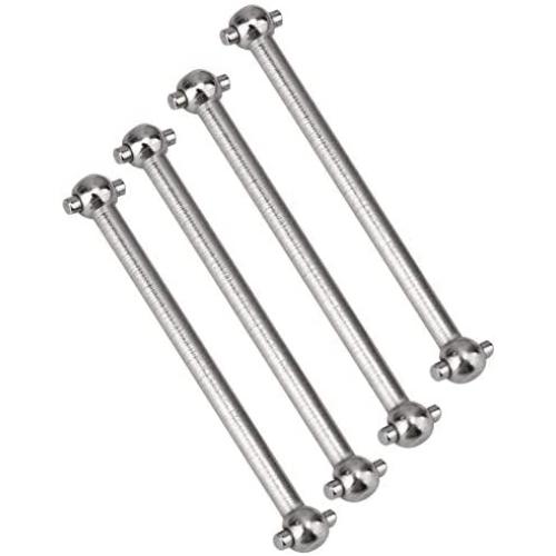 4Pcs 1/18 Drive Shaft, Metal Dog Bone Drive Shaft for WLtoys 1/18 RC Car Parts