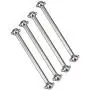 RC Car Drive Shafts, 4 Pcs Metal Dog Bone Drive Shafts for 1/18 RC Car Accessory
