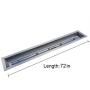 Stanbroil Stainless Steel Linear Trough Drop-in Fire Pit Pan and Burner 72 x 6-Inch