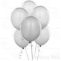 Silver 10 Inch Latex Balloons 24 Pack Thickened Extra Strong for Baby Shower Garland Wedding Photo Booth Birthday Party Supplies Arch Decoration Engagement Anniversary Christmas Festival