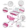 Ubbie Kids Desk and Chair Set,Height Adjustable Children Study Desk with Tilt Desktop & Metal Hook & LED Light & Bookstand and Storage Drawer for Boys Girls Pink Ubbie Kids Desk and Chair Set,Height Adjustable Children Study Desk with Tilt Desktop & Metal Hook & LED Light & Bookstand and Storage Drawer for Boys Girls Pink