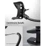 Phone Holder Bed Gooseneck Mount - Lamicall Flexible Arm 360 Mount Clip Bracket Clamp Stand for Cell Phone XS Max XR X 8 7 6 Plus 5 4, S10 S9 S8 S7 S6, Overall Length 33.4In(Black)