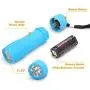 EverBrite 9-LED Flashlight 6-pack Impact Handheld Torch Assorted Colors with Lanyard 3AAA Battery Included (Hurricane Supplies, Camping, Hiking, Emergency, Hunting)
