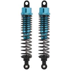 Hisoul RC Shock Absorbers, Adjustable Oil 100mm Metal Shock Absorber Damper for 1/10 RC Car Truck Parts Crawler Type Axial SCX10 TRX4 D90 (Pack of 2)