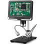 Andonstar Black corlor 7 inch LCD 1080P Circuit Board Digital Microscope AD206 with 200X Magnification Zoom for Phone Repair Soldering