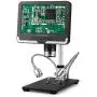 Andonstar Black corlor 7 inch LCD 1080P Circuit Board Digital Microscope AD206 with 200X Magnification Zoom for Phone Repair Soldering