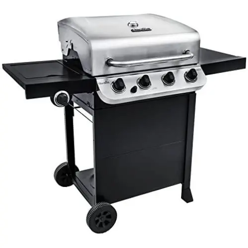 Char-Broil Performance 475 4-Burner Cart Liquid Propane Gas Grill- Stainless
