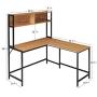 YOLENY 55 Inch L-Shaped Computer Desk with Hutch,Space-Saving Corner Desk with Storage Shelves,Home Office Desk Study Workstation for Home,Office YOLENY 55 Inch L-Shaped Computer Desk with Hutch,Space-Saving Corner Desk with Storage Shelves,Home Office Desk Study Workstation for Home,Office