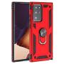 SWP for Galaxy Note 20 Ultra Case, Samsung Note 20 Ultra Dual Layer Shock-Absorption Armor Cover,Full-Body Protective Case w/Metal Ring Holder Kickstand for Note 20+ (red)