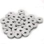 Sewing Machine Bobbin, 100pcs 55623A Aluminum Bobbins Slotted Fit For Industrial Sewing Machine Parts